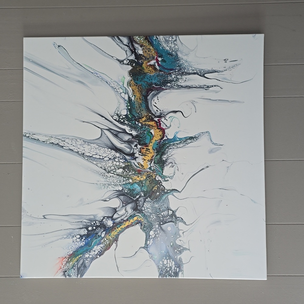 Large Canvas Abstract Painting